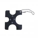 DL-1232-24 4 In 1 Pipe Caliper Gauge Tool Black Measure Pipes Diameter for sale