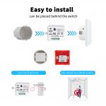 RF433Mhz Self Powered Waterproof Remote Controller Switch Wall Light Switch