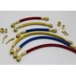 Plus II 1/4 Heavy Duty HCA Straight x Angle R22 R502 R134a Charging Hose for sale