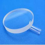 Clear Transparent Circular Fused Quartz Glass Plate For Optics Manufacturing