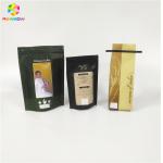 Coffee Beans Powder Packaging Printed Stand Up Pouches Plastic For Packaging Dry Beans for sale
