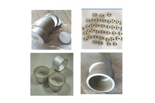 P8 Piezoelectric Ceramic Tube Plate Ring Positive And Negative Electrode