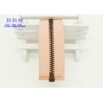 Auto Lock Slider Two Way Separating Zipper , 24 Inch Separating Jacket Zipper