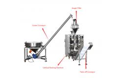 China 1000g 2000g Wheat Flour Packing With Pillow Bag Sealing supplier