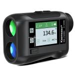 kaemeasu Rechargeable Laser Rangefinder Voice Golf Range Finder LCD Display Telescope With Side Screen J1200 for sale