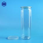 Tall Candy Clear Plastic Cans Nontoxic Odorless Reusable Eco Friendly for sale