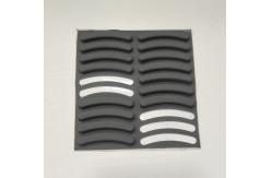China Curved Silicone Rubber Feet Pads With 3M Backing PSA Adhesive supplier