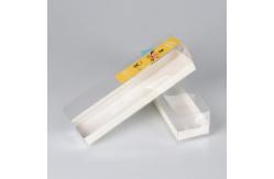 China UV Coating Small Soft Crease Clear Plastic Box Packaging supplier