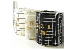 China 40*50cm 35*45cm Collapsible Laundry Hamper Box With Wire supplier