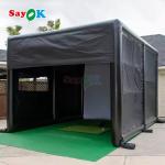 Wholesale Outdoor Portable Inflatable Golf Simulator Tent for Outdoor Sport for sale