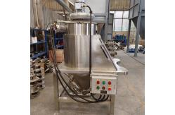 China Starch Flour Bag Dump Station With Vibration Screener System For Discharging Unloading supplier
