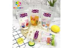 China PET Material Drink Juice Food Pouch Packaging Doypack Bag CMYK Printing With Handles supplier