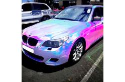China Auto Holographic Chrome Rainbow Wrap Scratch Proof Multicolor supplier