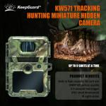 Mini Wireless Wildlife Scouting Camera with 30MP Camouflage IP66 Waterproof and PIR Function for Hunting and Security for sale