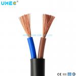 Round Copper Electrical Wire RVV TV / Light / Household / Outdoor Application for sale