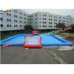 Durable Inflatable Sports Games , Soapy Water Football Field for sale