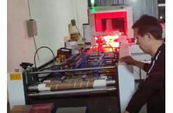 China Hardboard Box Folding Machine Fully Automatic Cell Phone Cover Making Machine supplier