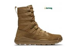 China Phylon Midsole Coyote Brown Tactical Boots For Men Textured Arch OEM supplier