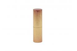 China Aluminum Gold Lipstick Container With Shimmering Powder 3.5g Capacity supplier