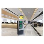 Free Standing Coin Operated Cell Phone Charging Kiosk With 19 Touch Screen for sale
