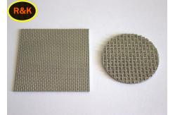 China Porous Gauze Filter Mesh , Sintered Steel Filter High Filtration Capacity supplier