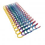 OEM PVC PET Plastic Spiral Binding Coils For Notebooks