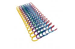 China OEM PVC PET Plastic Spiral Binding Coils For Notebooks supplier