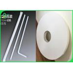 28gsm 60gsm 120gsm Food Grade White Kraft Liner Paper Roll For Making Straw Tubes With 14mm 15mm 27mm for sale