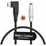Right Angle PD USB-C Type-C To 2 Pin Male Power Cable Fast Charging Cable For DJI Ronin/Tilta/Teradek/SmallHD/Z-CAM for sale