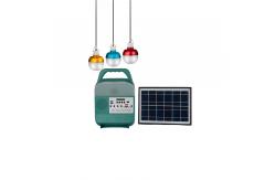 China Custom Long Life IP55 5W LED Tent Solar Lights With USB Port supplier