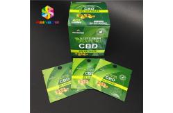 China Child Proof Plastic Pouches Packaging Resealable k Mylar Bag CBD Hemp Weed Package supplier