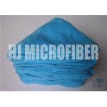 Single composite Blue Microfiber Rags / Ultra Thick Plush Fleece Microfiber Dish Cloths 25X25cm