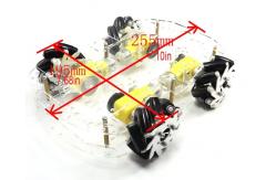 China Diameter 65MM Metal Mecanum Wheel Robot For Smart Car supplier