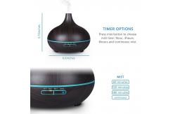 China HomeFish Wood Grain USB Ultrasonic Aroma Humidifier Mist Output 30ml/H supplier