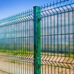 Outdoor hot dipped galvanized 3D Curved Welded Wire Mesh Garden Curvy Fence for sale