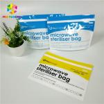 Silicone Snack Food Packaging Bags Reusable Leakproof Foodsaver For Heating / Freezing for sale