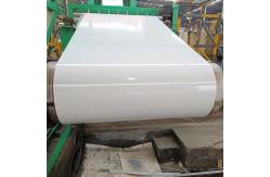 China 0.8mm Thick 9016 White Prepainted Steel Coil For Home Appliance supplier