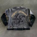 Digital Print Vintage Long Sleeve Tee Graphic Long Sleeve Shirts 220 Grams 250gsm for sale