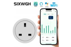 China PC ABS Homekit Wall Socket 50*50*84mm Remote Control Lamp Socket supplier