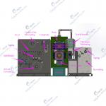Lithium Battery Dry Electrode Making Machine Hot Press Film Forming Machine for sale