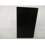 Oxidizing Sand Blast Black Aluminum Window Profiles , High Precise T Slot Aluminum Profile