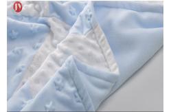 China Wholesale Custom Double Layer Soft Fleece Minky Dot Baby patchwork Blanket supplier