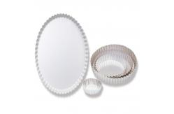 China                  Rk Bakeware China-Rectangle Hard Coat Perforated Thin Crust Aluminium Pizza Mould              supplier