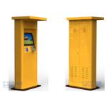 17'' 19'' Self Service Touch Screen Kiosk Floor Standing Parking Lot Display for sale