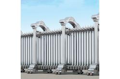 China 15m / Min Trackless Folding Gate Building Electric Auto Door For Gym supplier