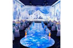 China Immersive Interactive Wall Projection Immersive Banquet Hall Projection System supplier