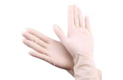 China Custom Powdered Latex Gloves Non Sterile Medical Patient Examination Glove supplier