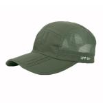 Custom Foldable 5 Panel Camper Hat Stylish Curved Brim Cap 100% Polyester