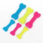 Rubber Toothbrush Stick for Dogs Bone Toy Juguetes Para Mascotas Teeth Cleaning Pet Dental Chew Toy for sale