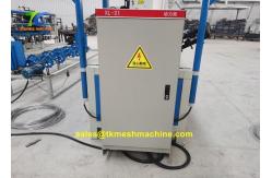 China Galvanized Wire Cyclone 415v Chain Link Fence Machine supplier